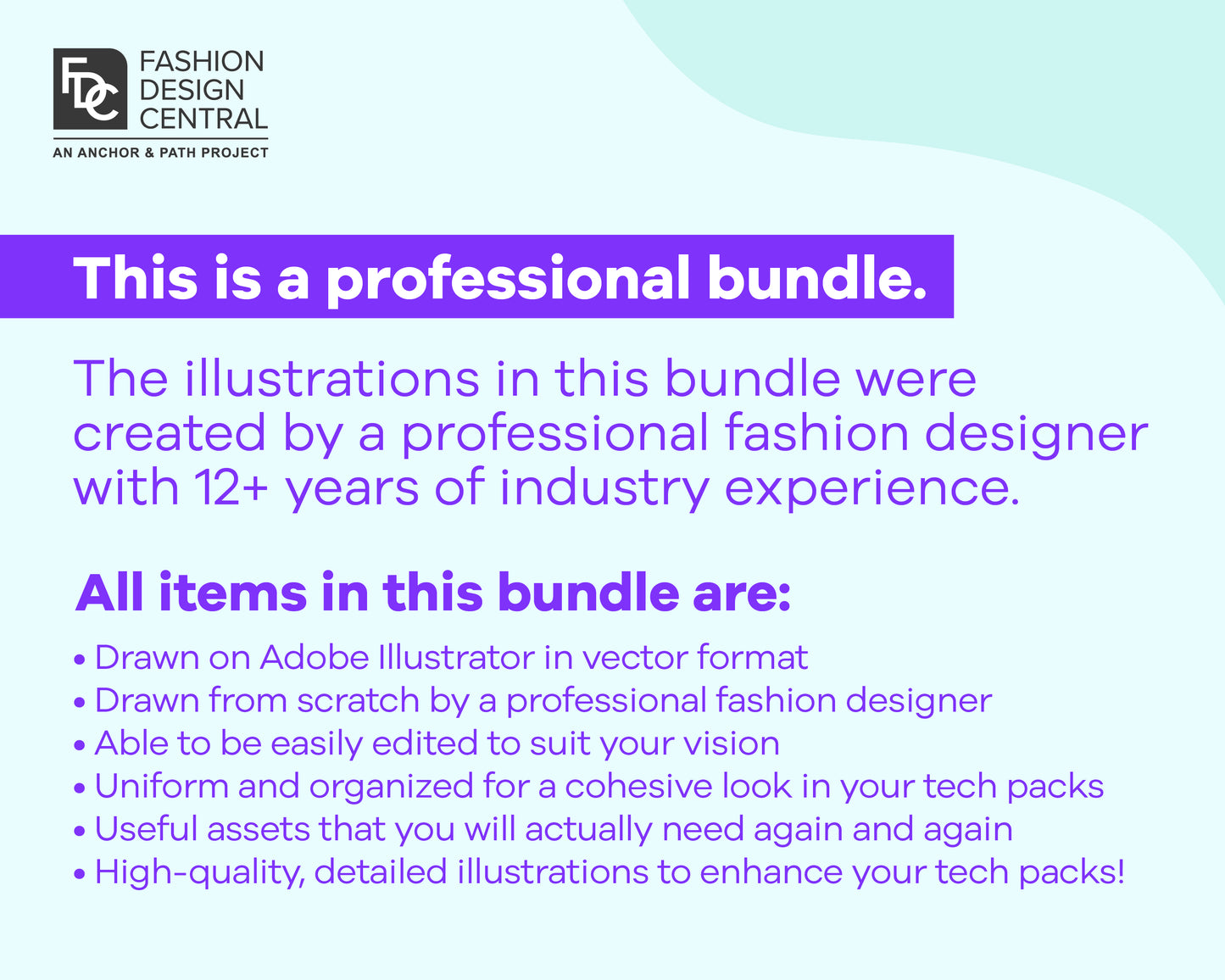 20 Collars & Hoods for Adobe Illustrator | Professional Bundle for Fashion Flats