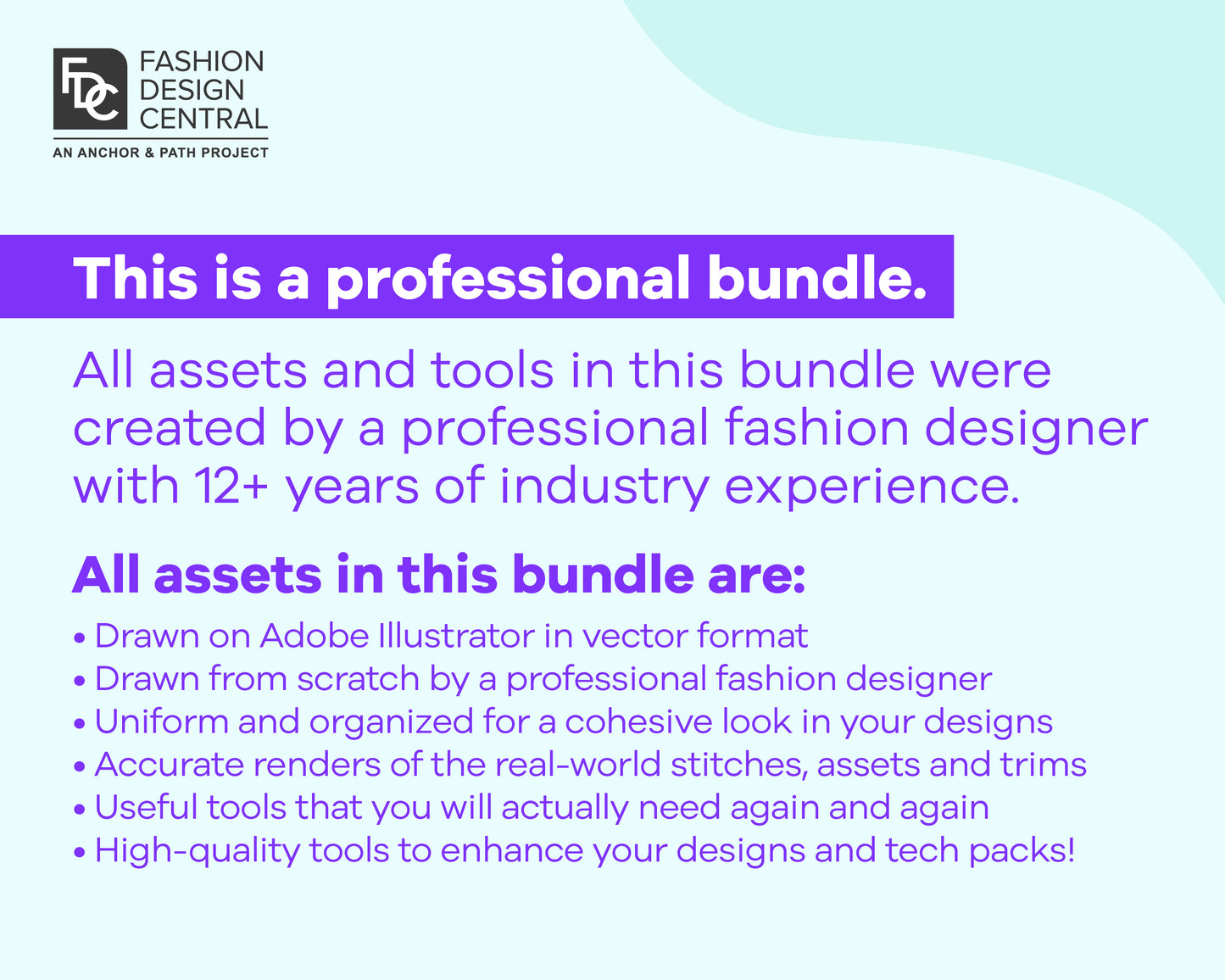 The Ultimate Fashion Design Toolkit for Adobe Illustrator – 500+ Brushes & Assets [Save 60%!]