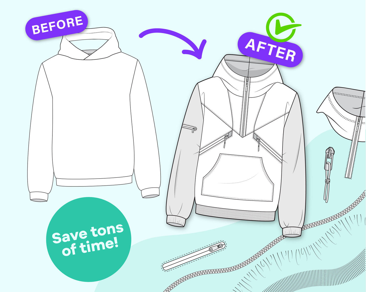 The Ultimate Fashion Design Toolkit for Adobe Illustrator – 500+ Brushes & Assets [Save 60%!]