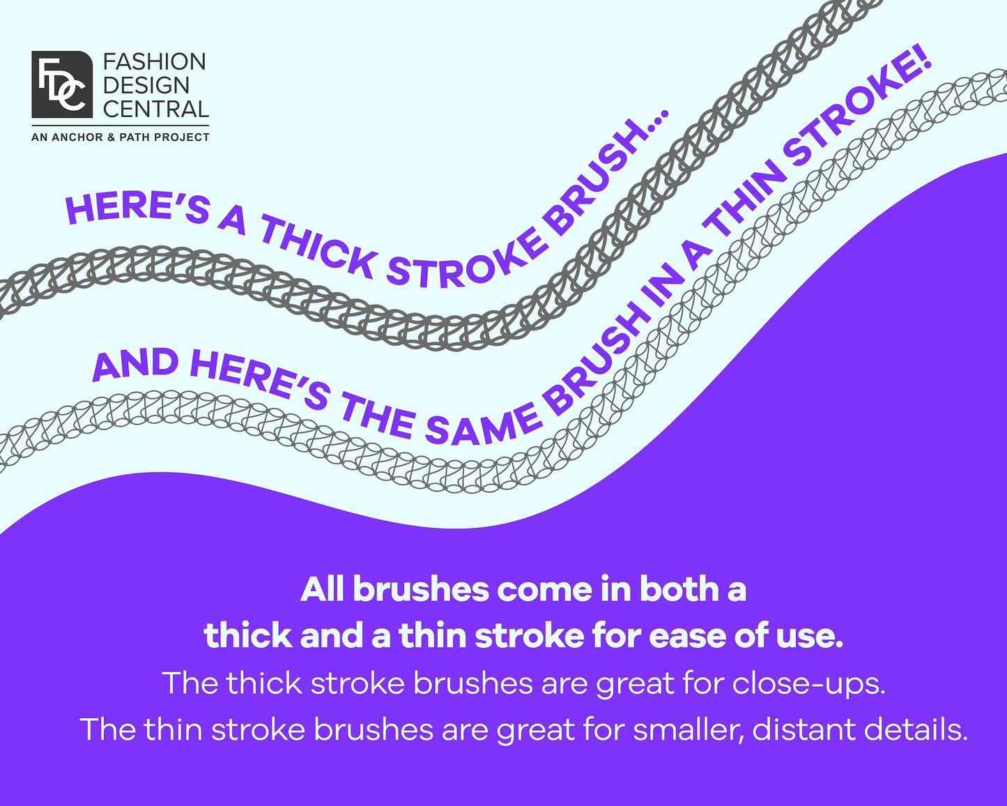 22 Professional Stitch Brushes & 15 Technical Stitch Drawings for Adobe Illustrator